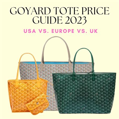 goyard cost 2022|2022 Goyard anjou price.